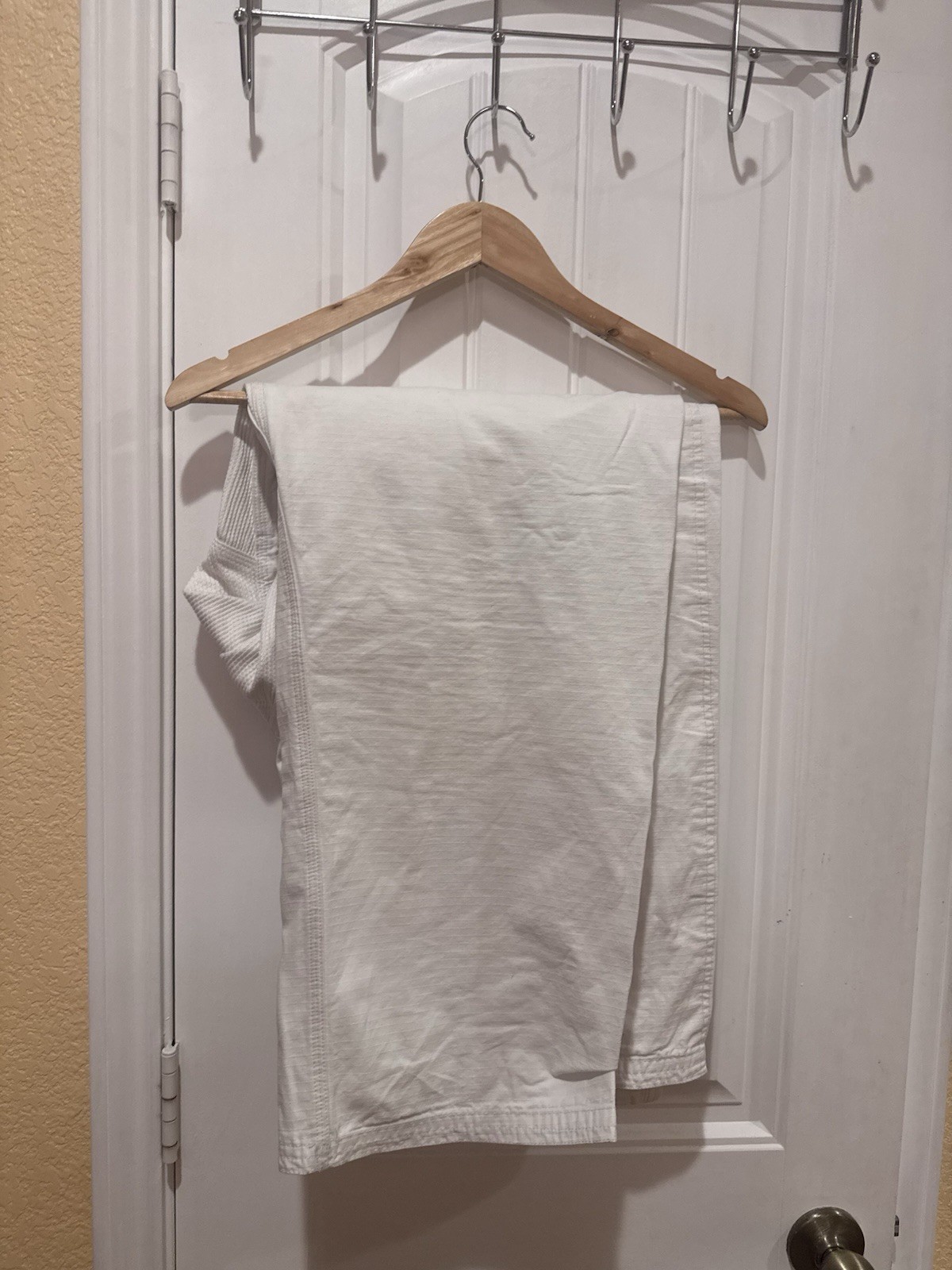 AJJC Size 5 White BJJ MMA Kimono And Pant Set With Belt