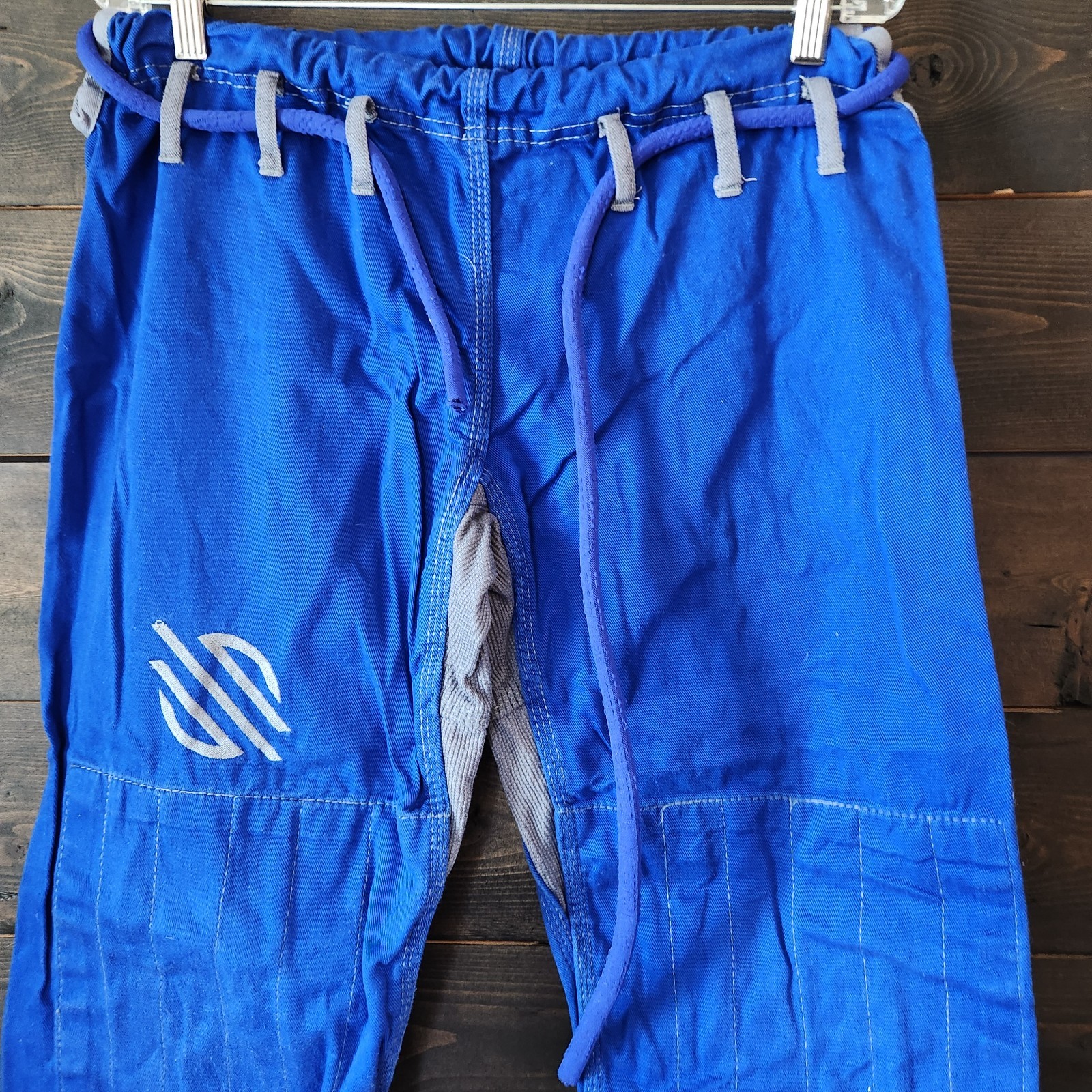 Jiu Jitsu Gi Pants Mens A0 Blue Canvas 100% Cotton 30×25″