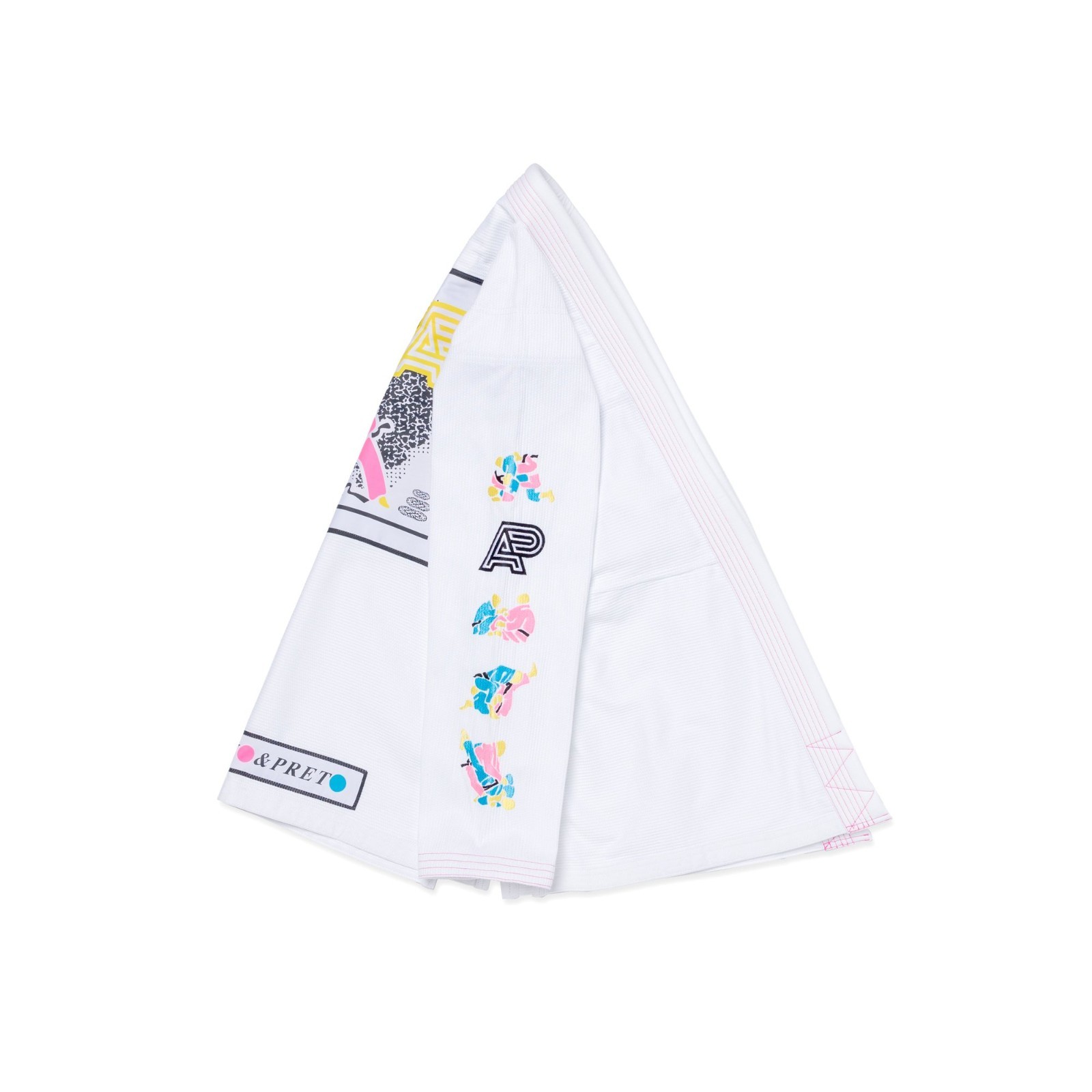 Albino and Preto Sanktuary White BJJ Gi Kimono Jiu Jitsu With Bags