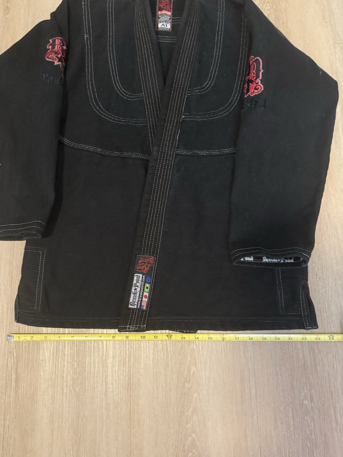 Break Point “Built To Submit” BJJ Gi Top – Black Size 48