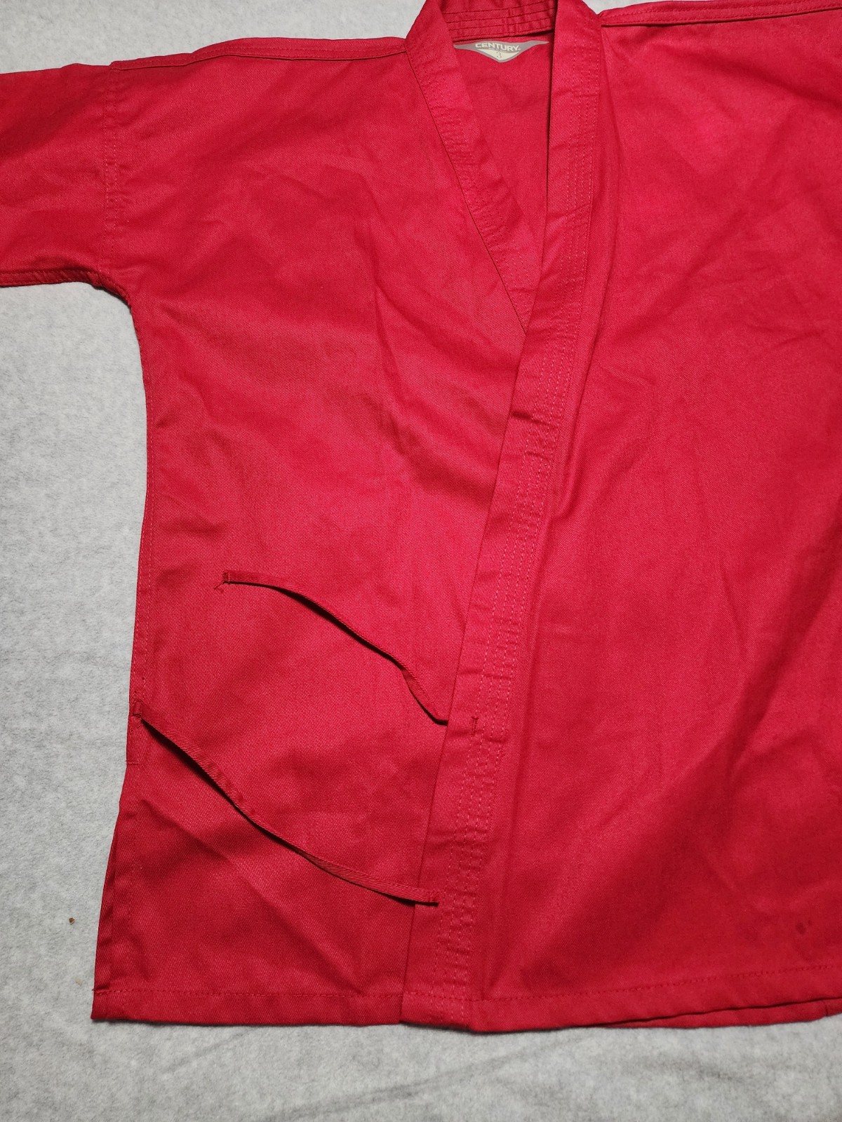 Century Sz 3 Martial Arts Red Canvas Kimono Top Jacket Adult Small Karate