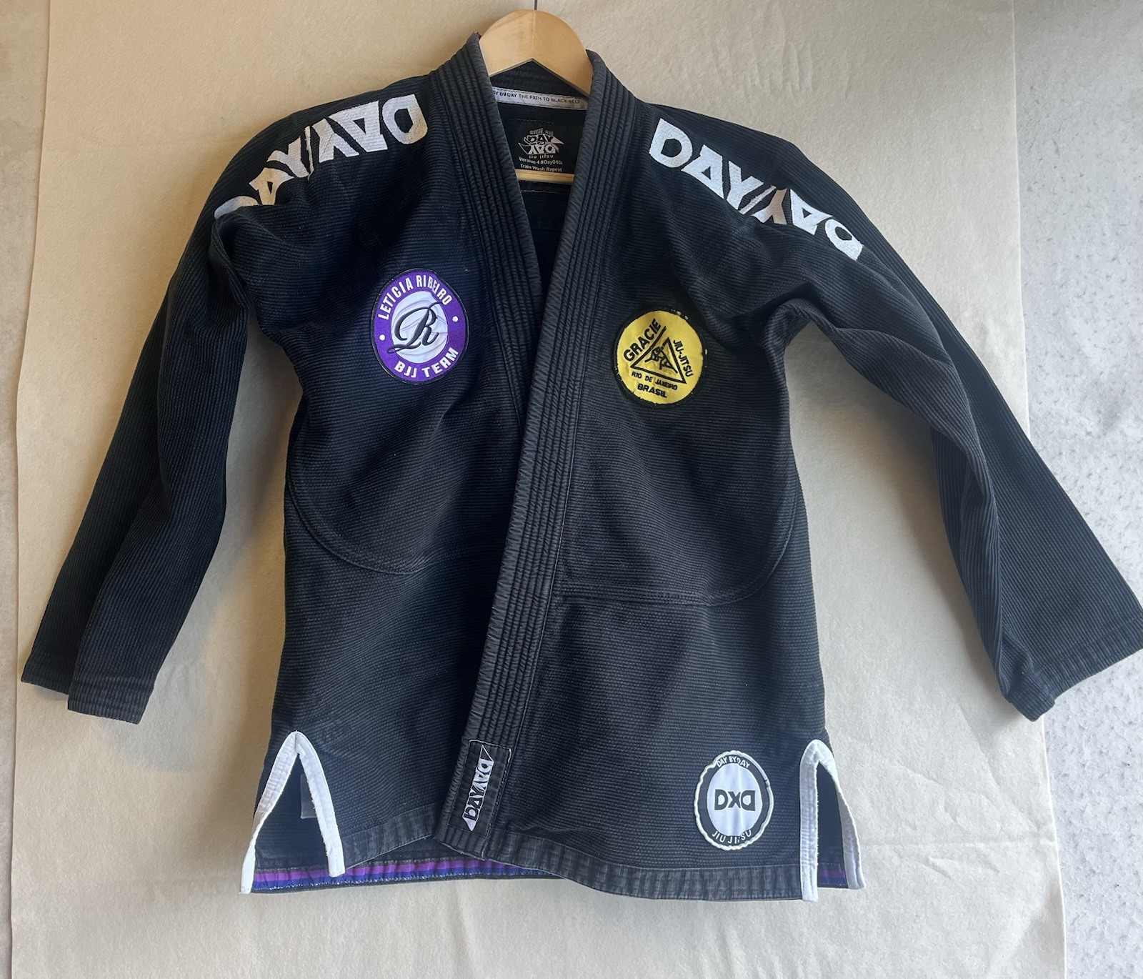Day By Day Jiu-Jitsu Gi 04 Black The Path To Black Belt A1 Top Only Gracie