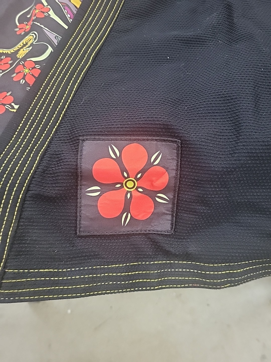 Shoyoroll Gi Black Jiu-Jitsu Kimono Karate Kung Fu Uniform Pants Snake Size A-2