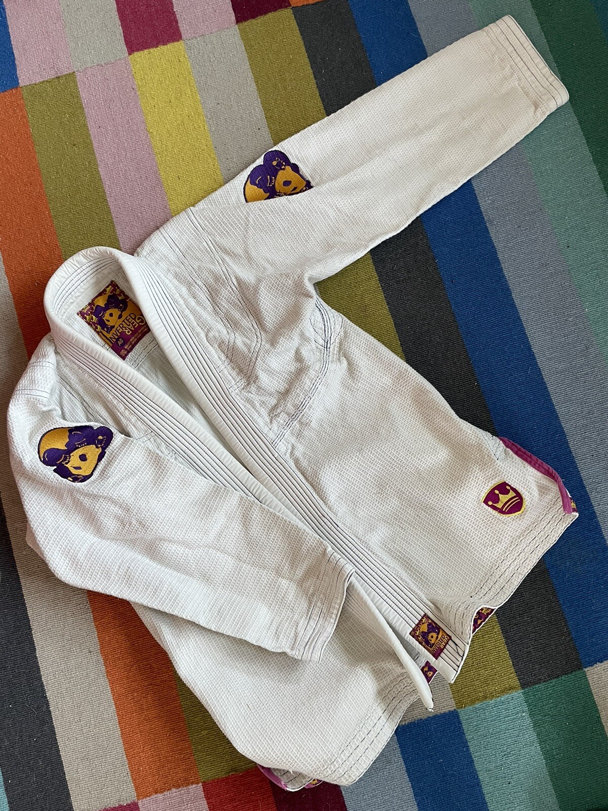 Inverted Gear Pearl Weave BJJ Gi A0 White Top Only Brazilian Jiu Jitsu