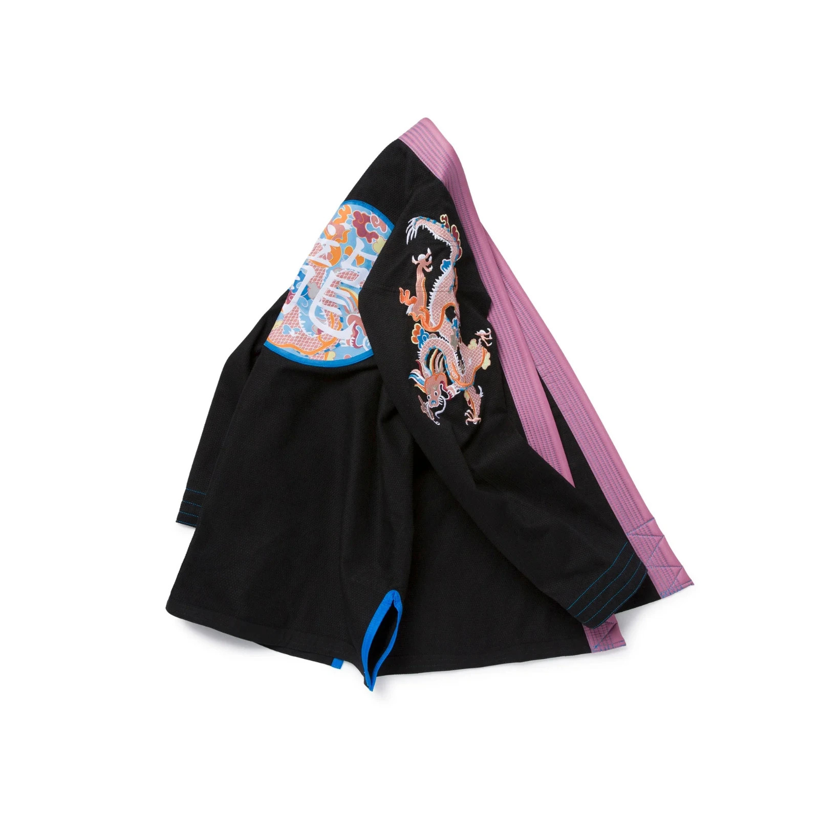 Albino and Preto Year of the Dragon Noreen Seabrook GI JIU JITSU Kimono 450 GSM