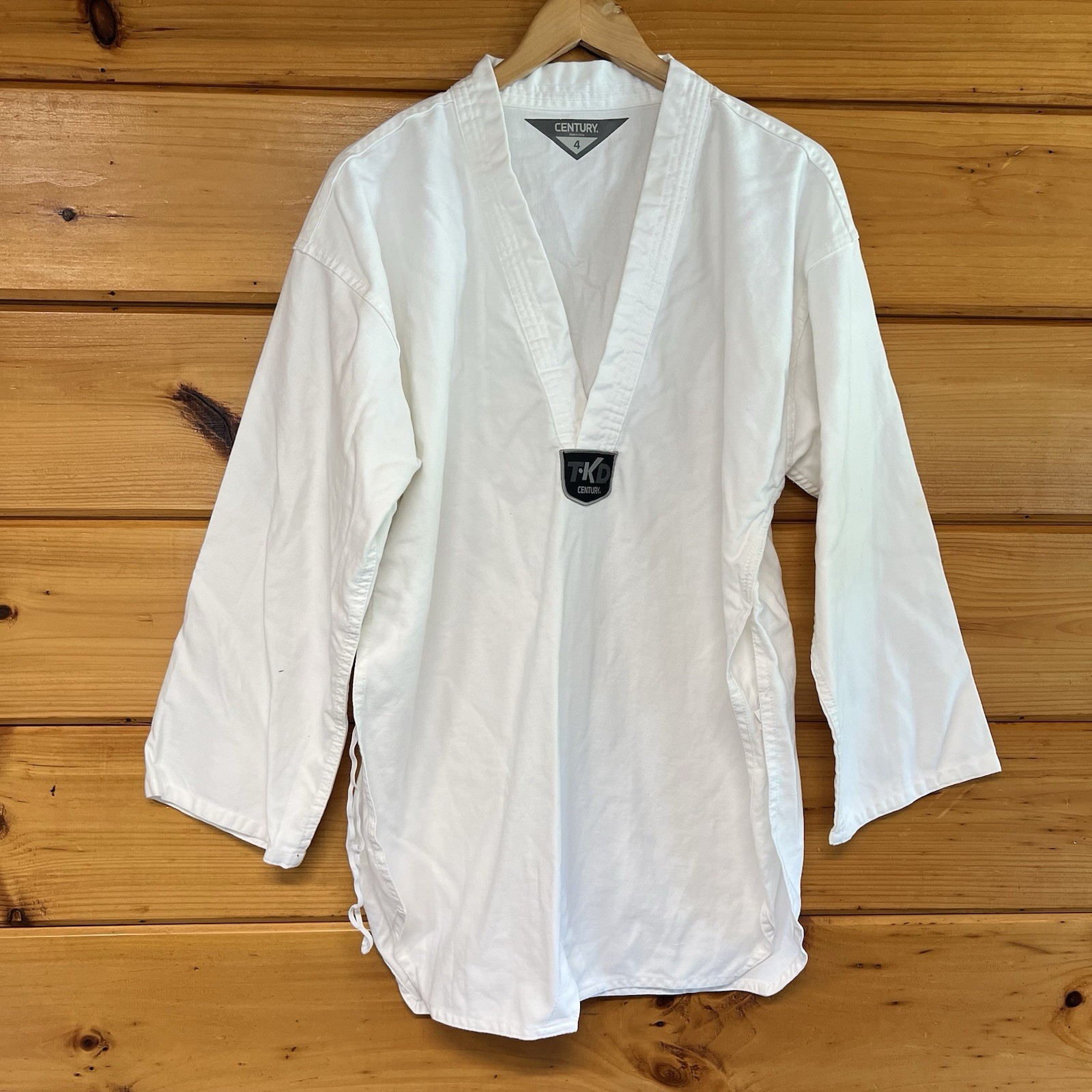Century White USA Martial Arts Top Shirt Unisex Size 4