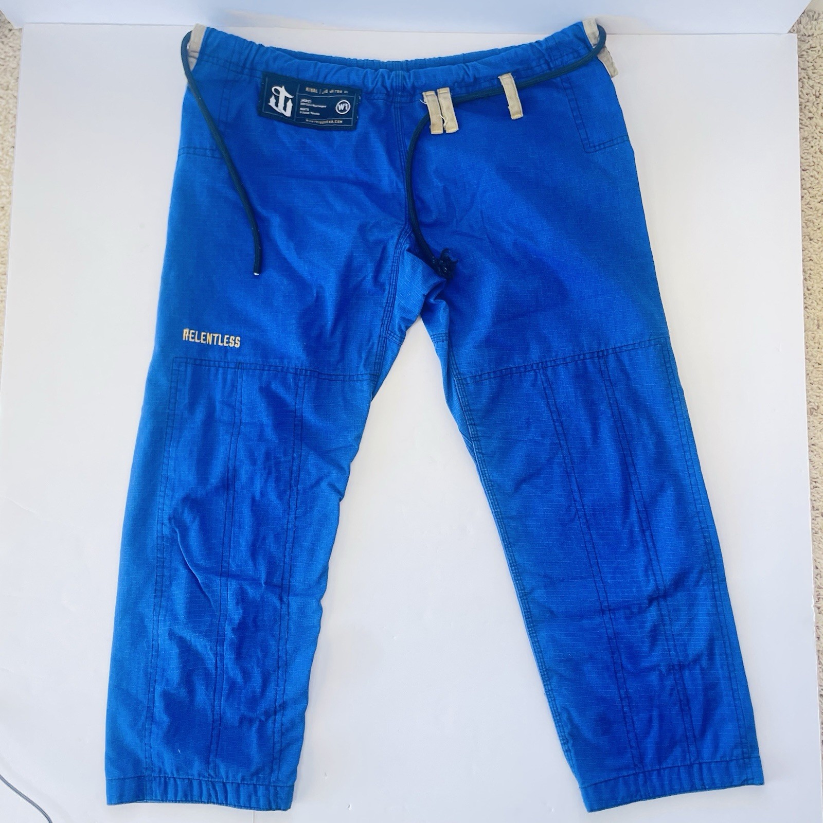 Blue War Tribe Rival Brazilian Jiu Jitsu Pants 8 ounce Rip Stop