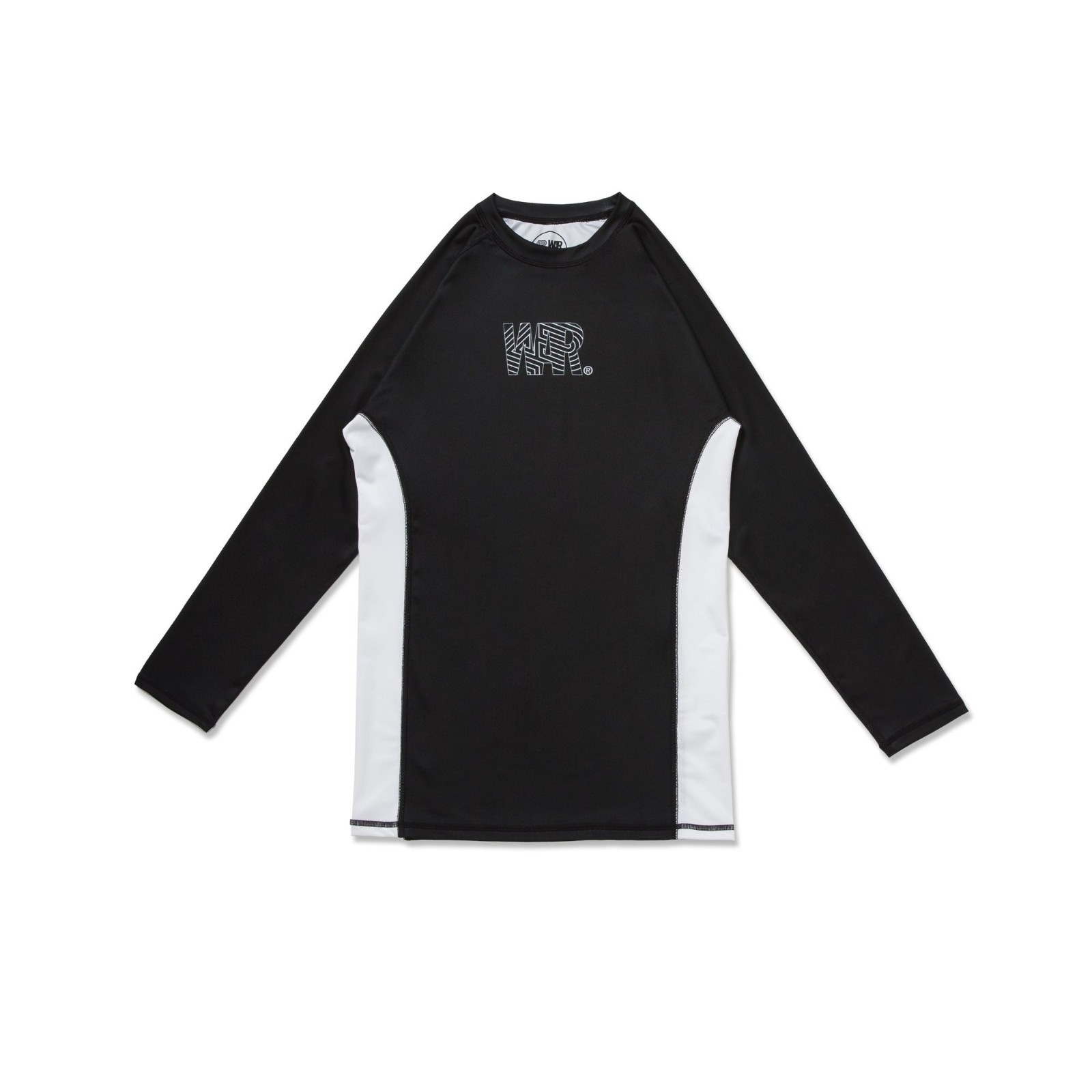 Albino and Preto x WAR Brand New Rash Guard LS & Shorts set No Gi Bjj (Black)