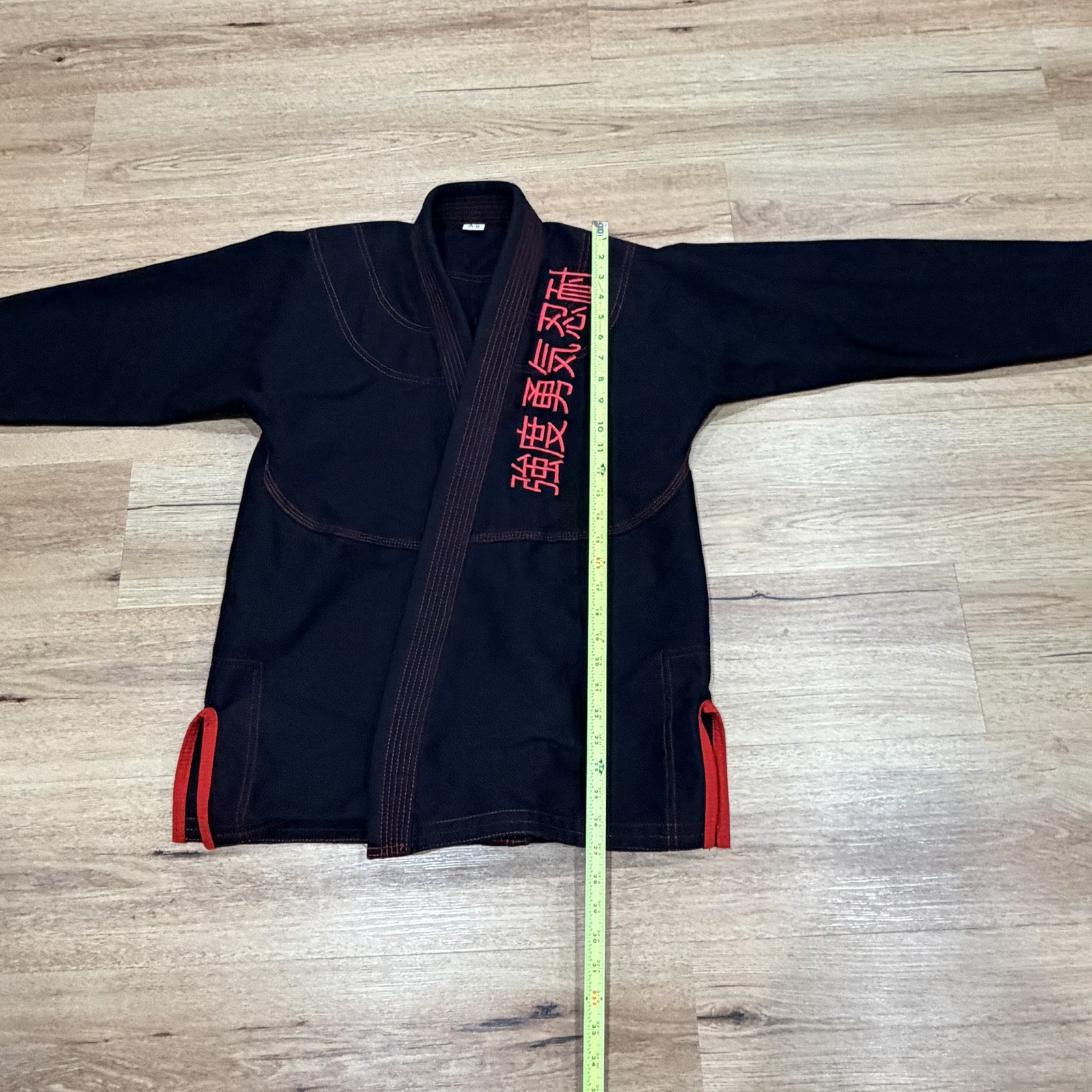 Warrior BJJ Gi A0 Black Red Brazilian Jiu Jitsu Kimono Uniform Youth Adult XS