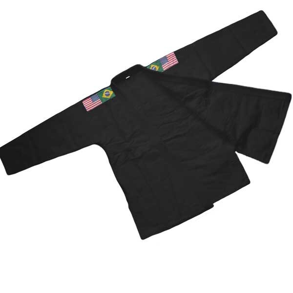 Jawadis Double Weave Black Pro BJJ Brazilian Jiu Jitsu Gi Uniform