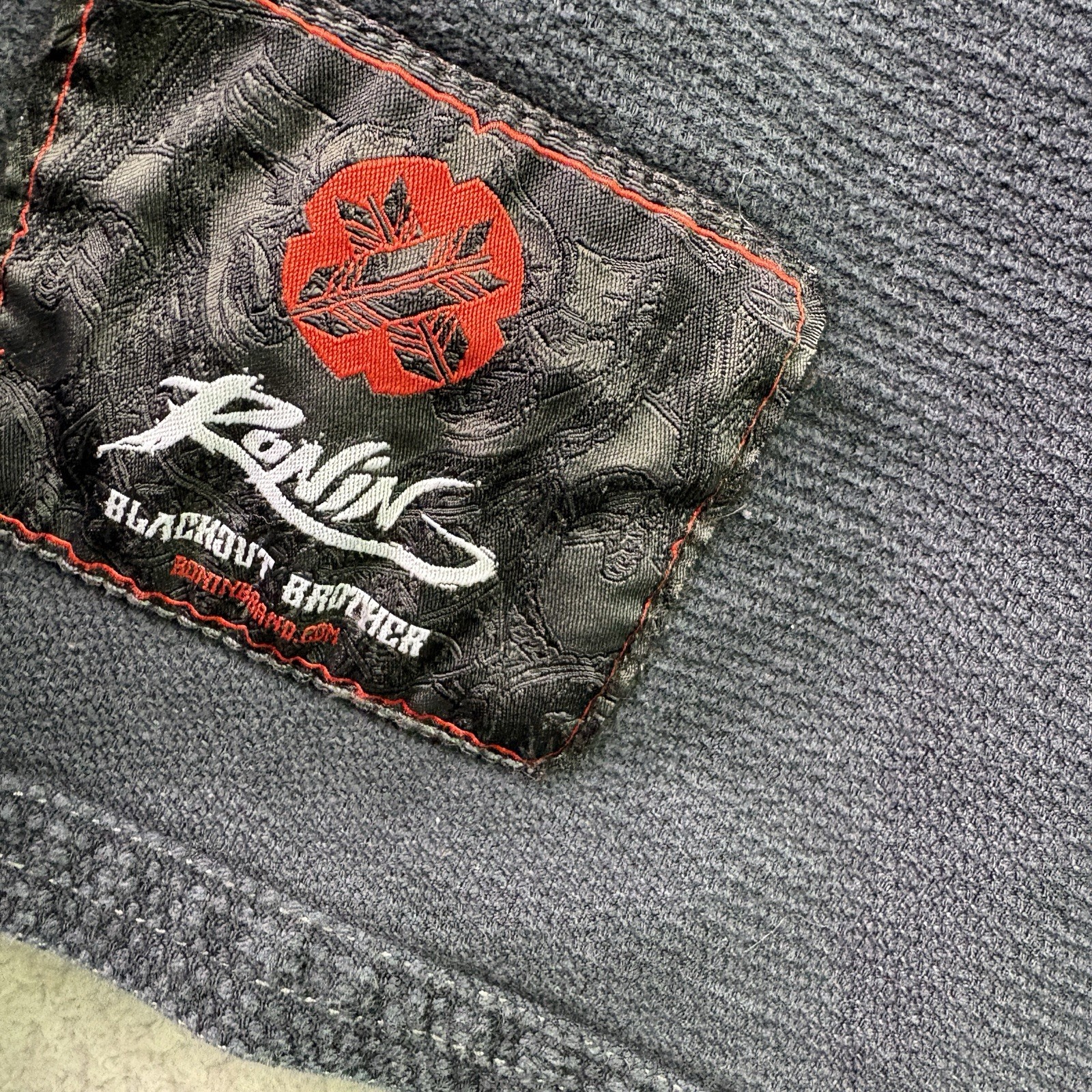 Ronin Brand Brazilian Jiu Jitsu Gi Uniform Set Black Blue Size A5 BJJ