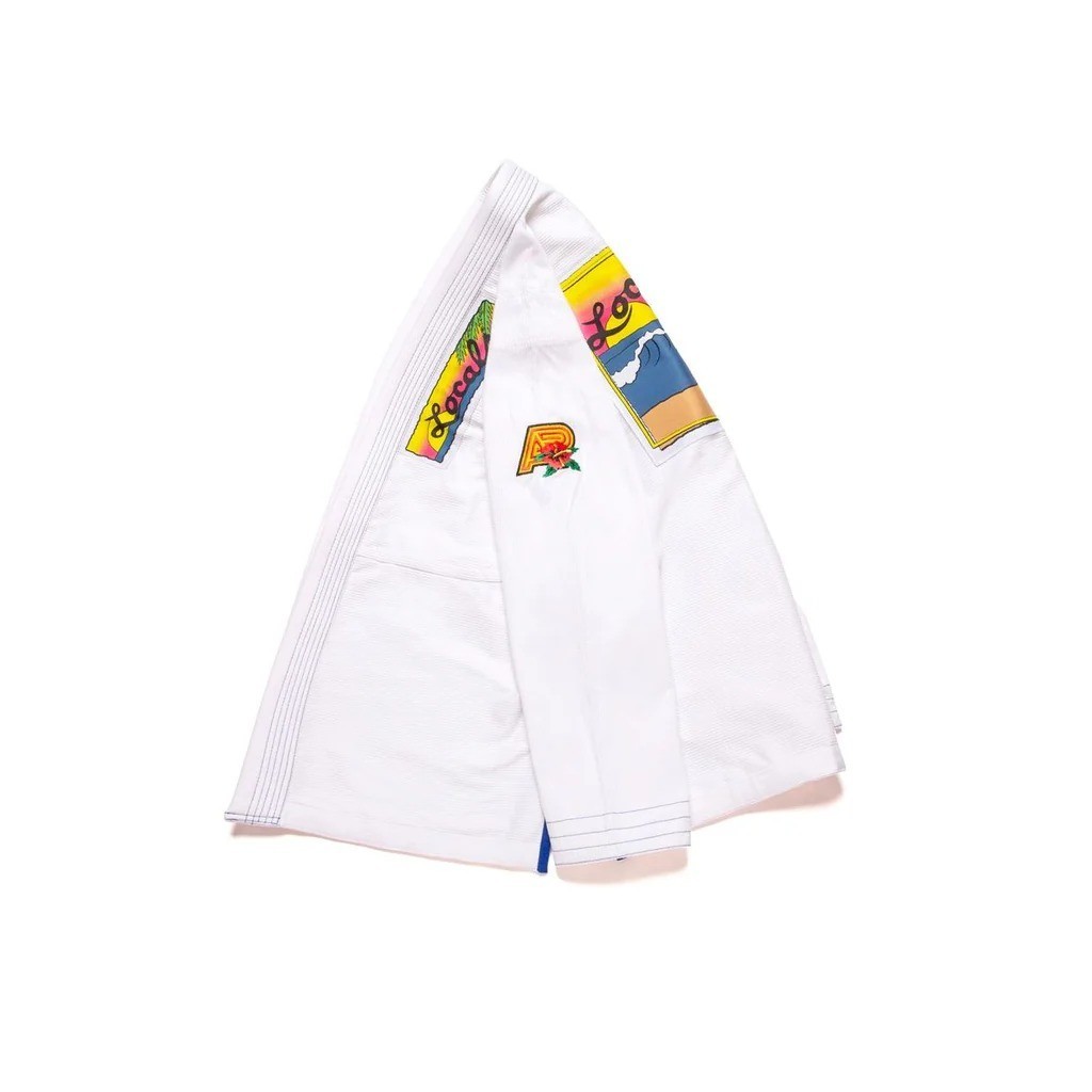 Albino & Preto x Locals BJJ GI Brazilian Kimono MMA A&P Jiu Jitsu Uniform Gear