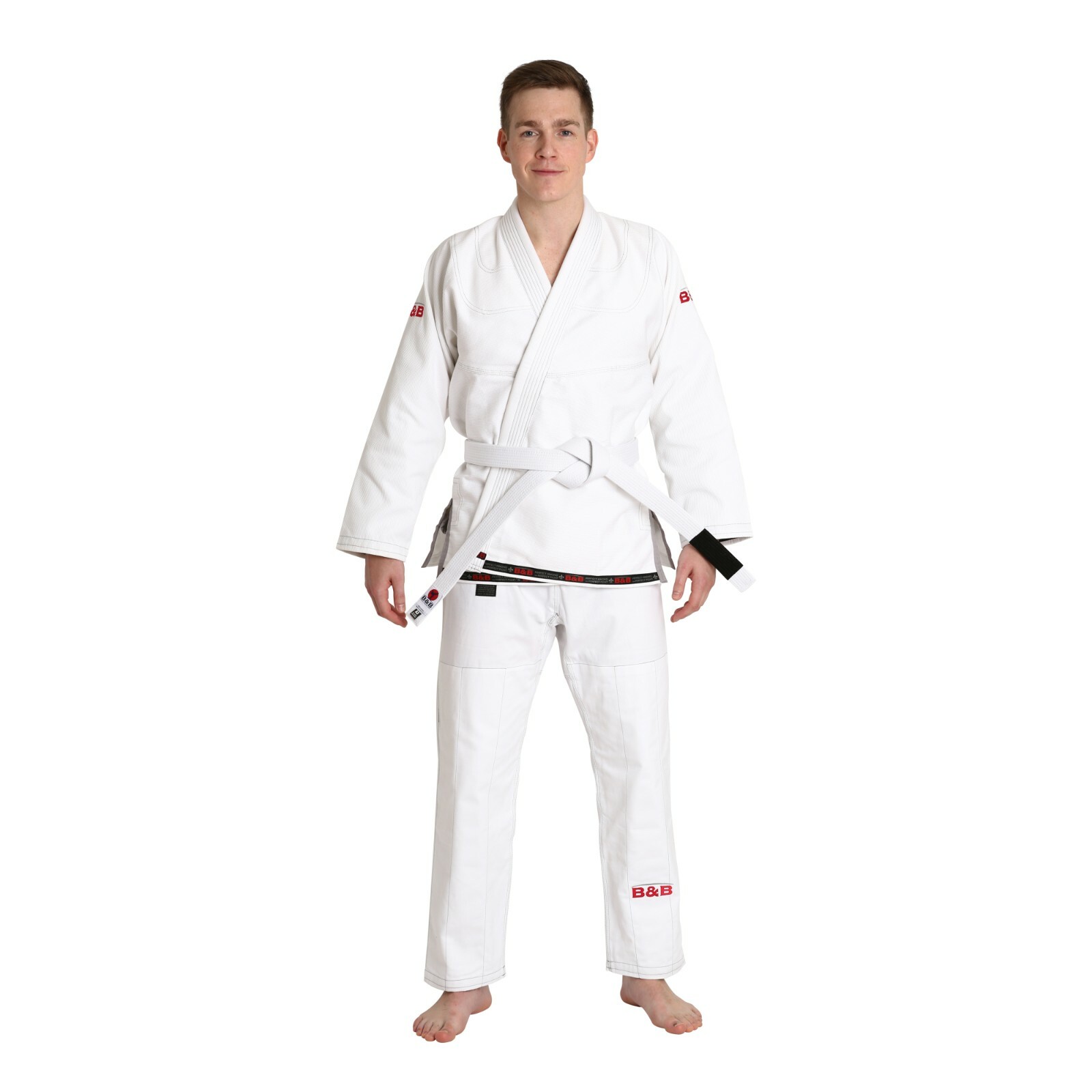 Jiu Jitsu Gi Professional Competition White 100% Cotton Pre-Shrink  BJJ SIZE-A4