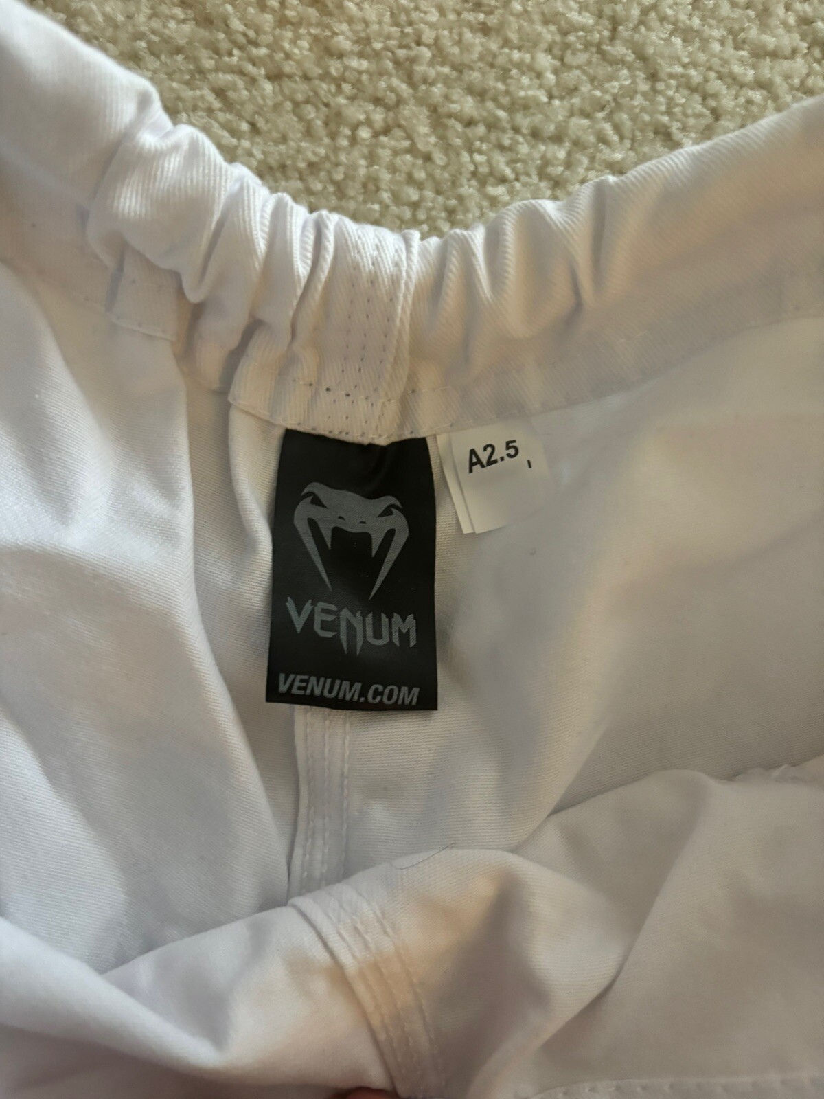 Venum Contender 2.0 Brazilian Jiu-Jitsu Gi White Top & Bottom Set A2.5 NEW