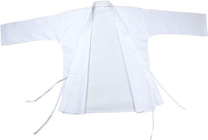 NEW W PC. KIDS/SMALL ADULT UNISEX Sz 3 WHITE KARATE MARTIAL ARTS UNIFORM