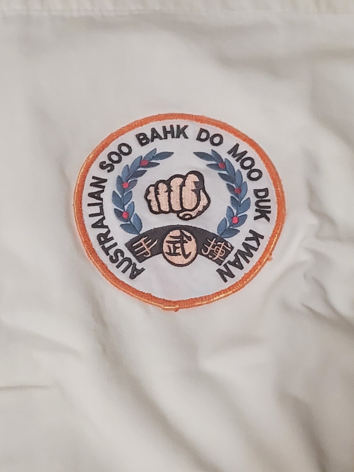 Soo Bahk Do Uniform OUTFIT Martial Arts Adults SMALL 3/160 AUSTRALIA Korea