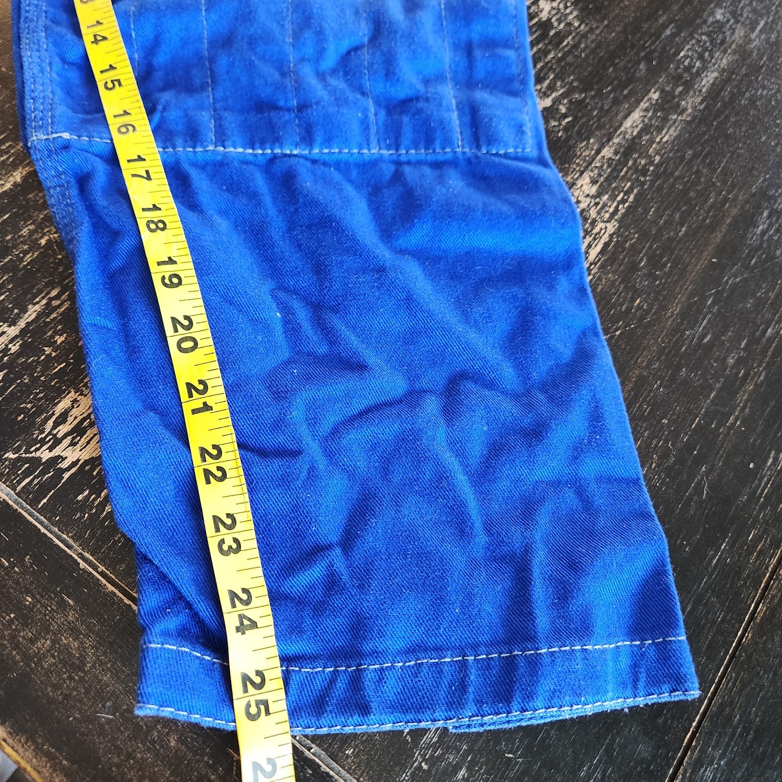 Jiu Jitsu Gi Pants Mens A0 Blue Canvas 100% Cotton 30×25″