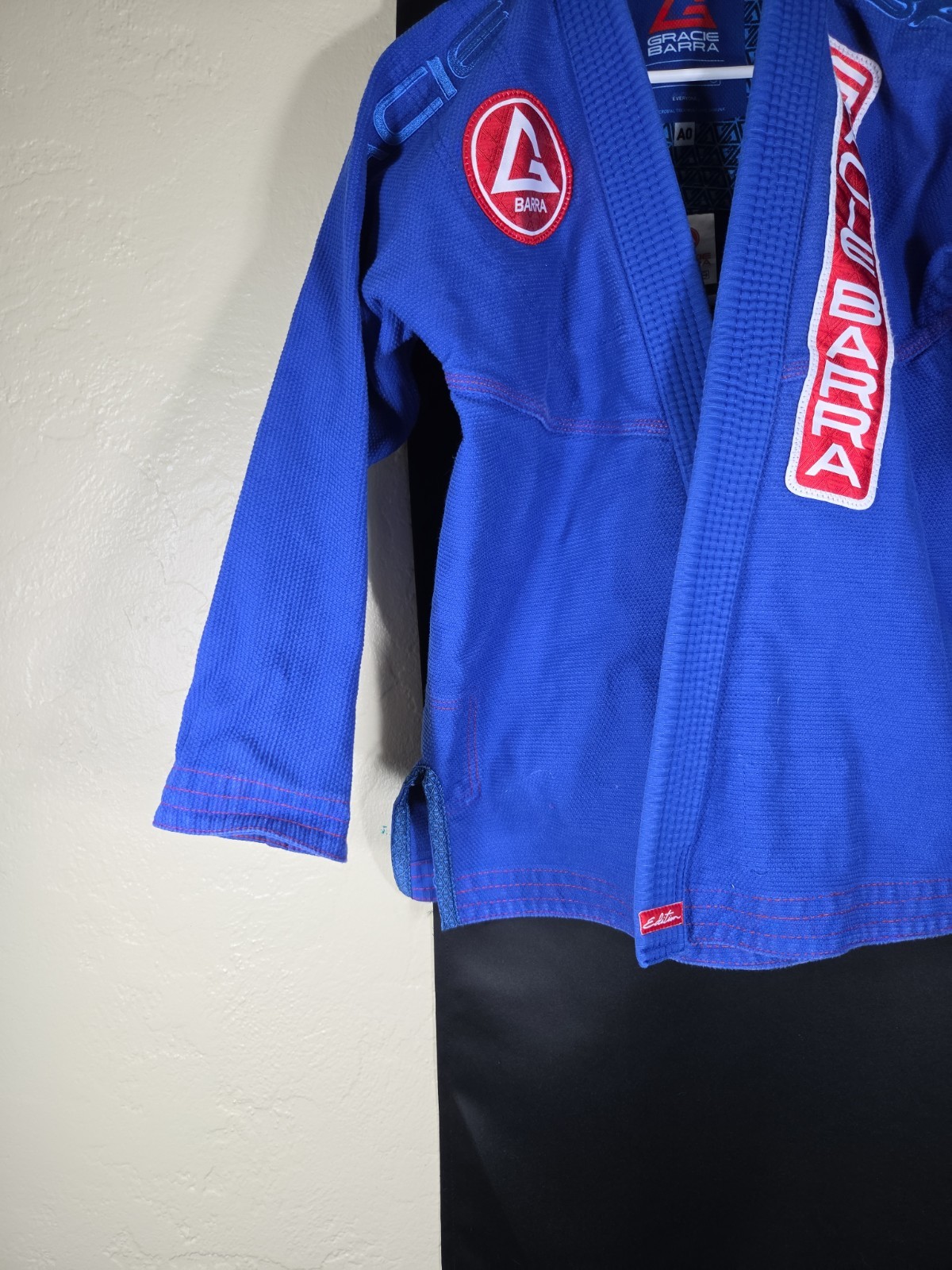 Gracie Barra Atleta BJJGi Jacket Kimono Top A0 Blue Equipe GB Edition Jiu-Jitsu