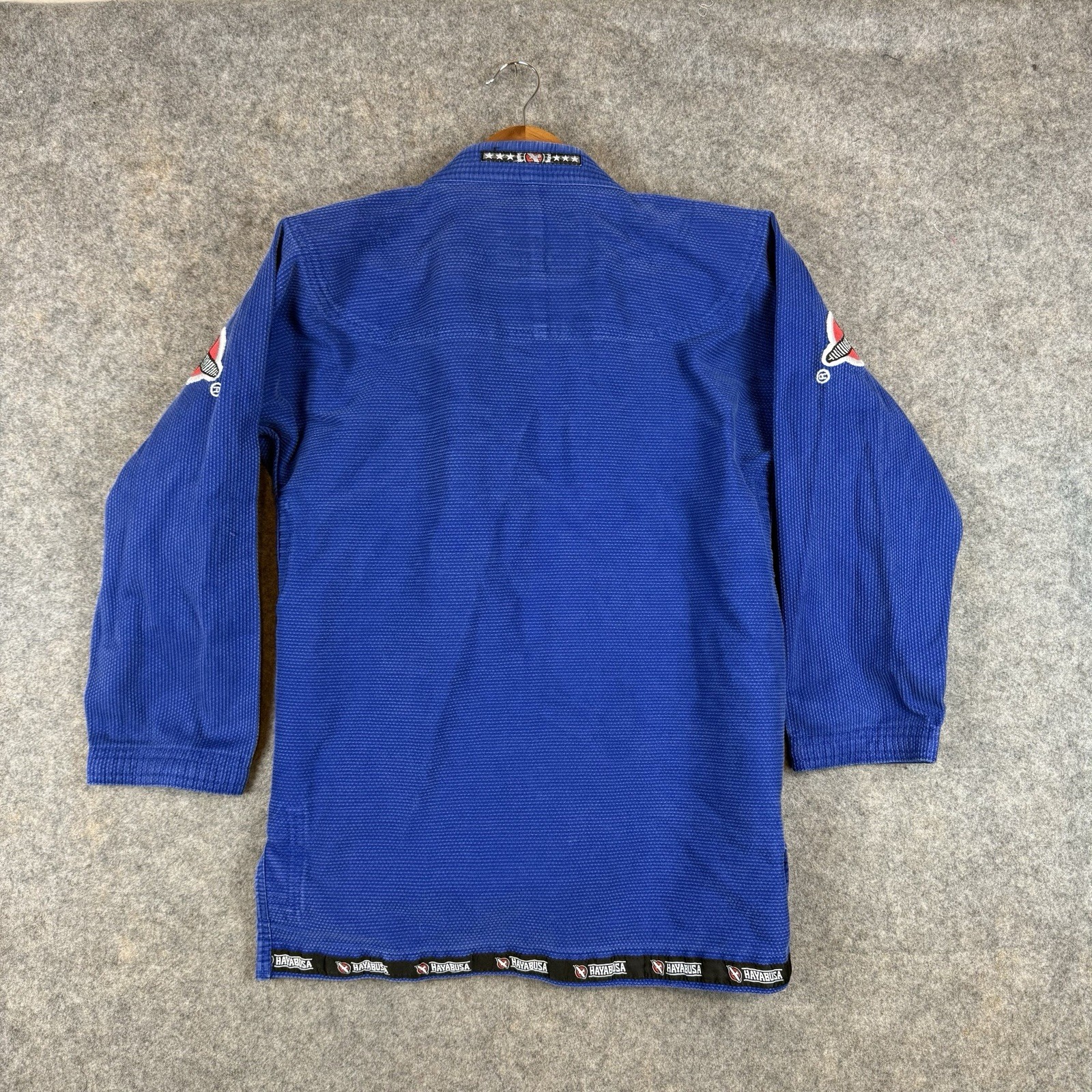 Hayabusa BJJ Gi Jacket A0 Blue Jiu Jitsu Kimono Top Adult Cotton Lightweigh