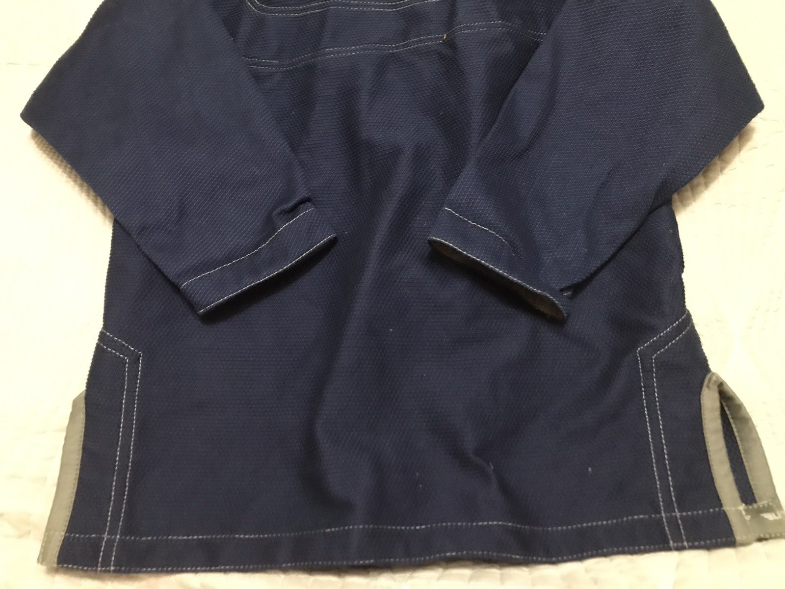 Elite Sports Jiu Jitsu MMA Karate Size C1 Youth Blue Top Short Sleeve Training
