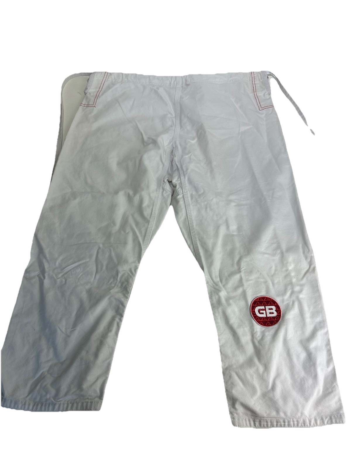 Storm Equipe GB Gracie Barra A2 BJJ Gi Uniform White Kimono Jacket Pants Set