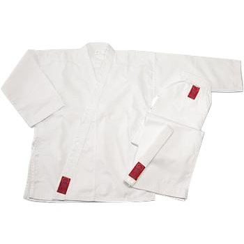 ProForce Gladiator 7.5 oz. Elastic Drawstring Medium Weight Uniform, White, 1