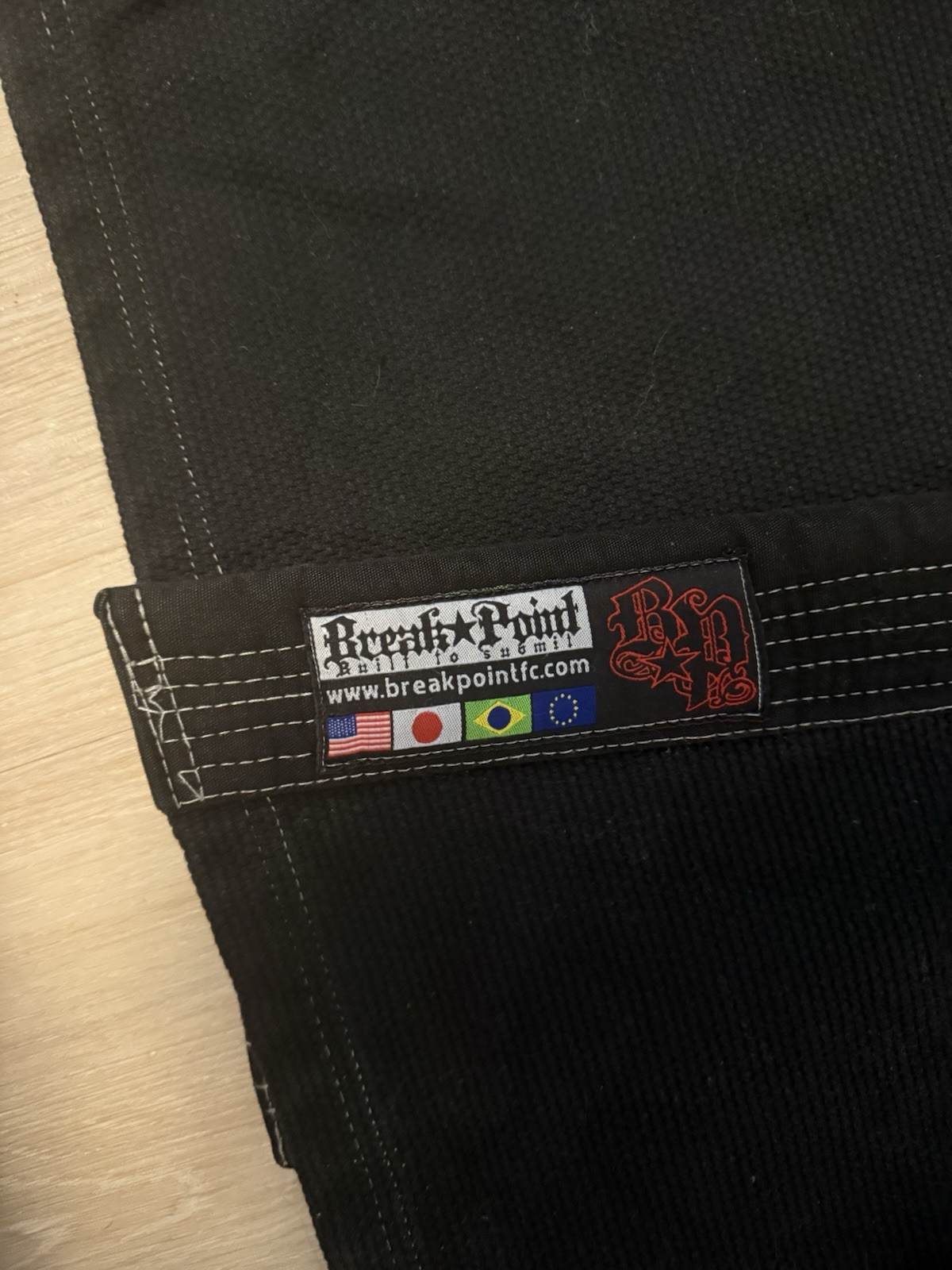 Break Point “Built To Submit” BJJ Gi Top – Black Size 48