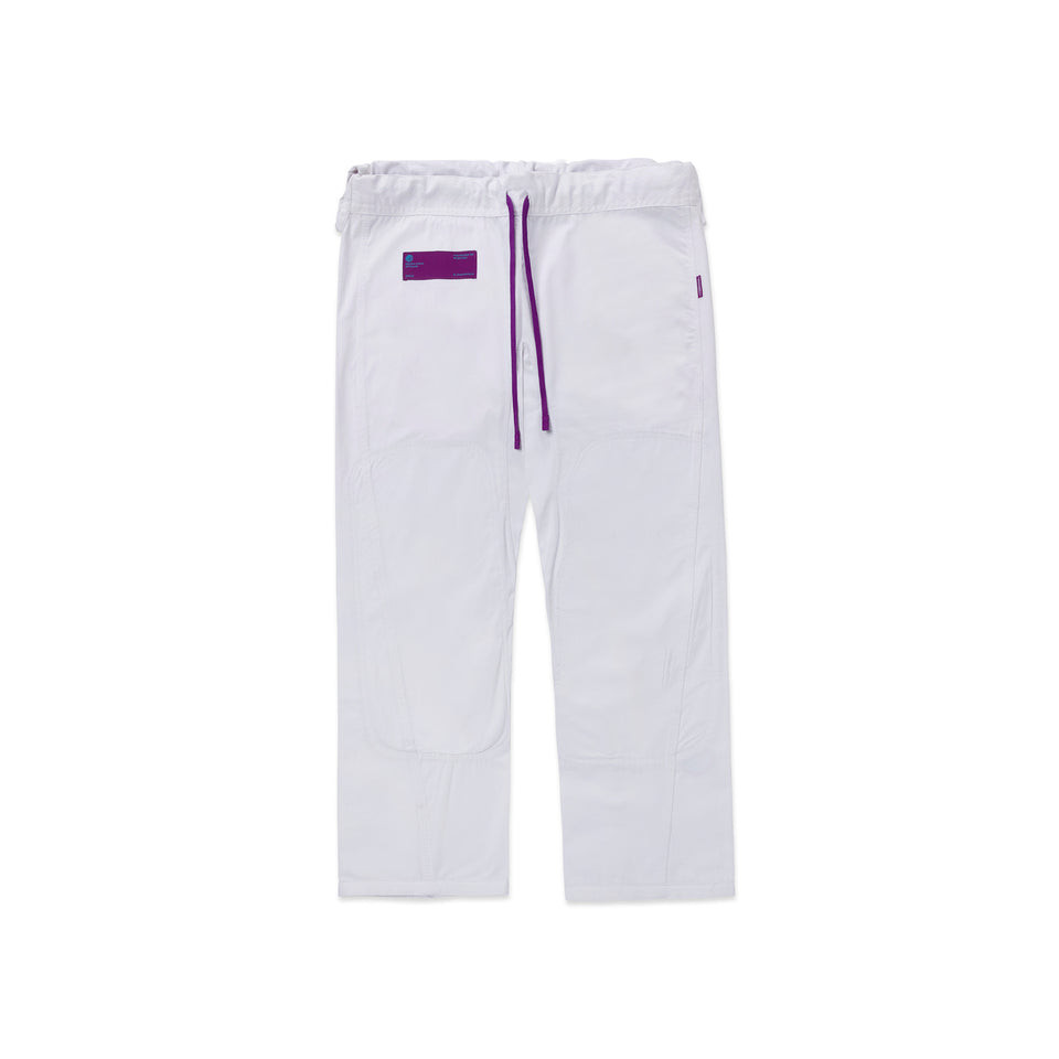 Custom White BJJ Gi 450 GSM Pearl Weave Jacket 10 oz Ripstop Pants Brazilian