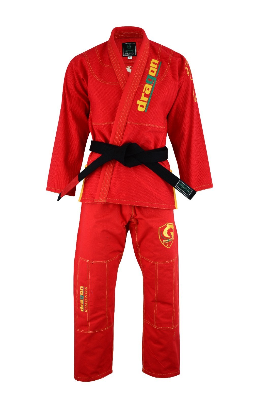 Kids BJJ Gi Red Jiu Jitsu Uniform Martial Arts Training Suit with FREE Belt