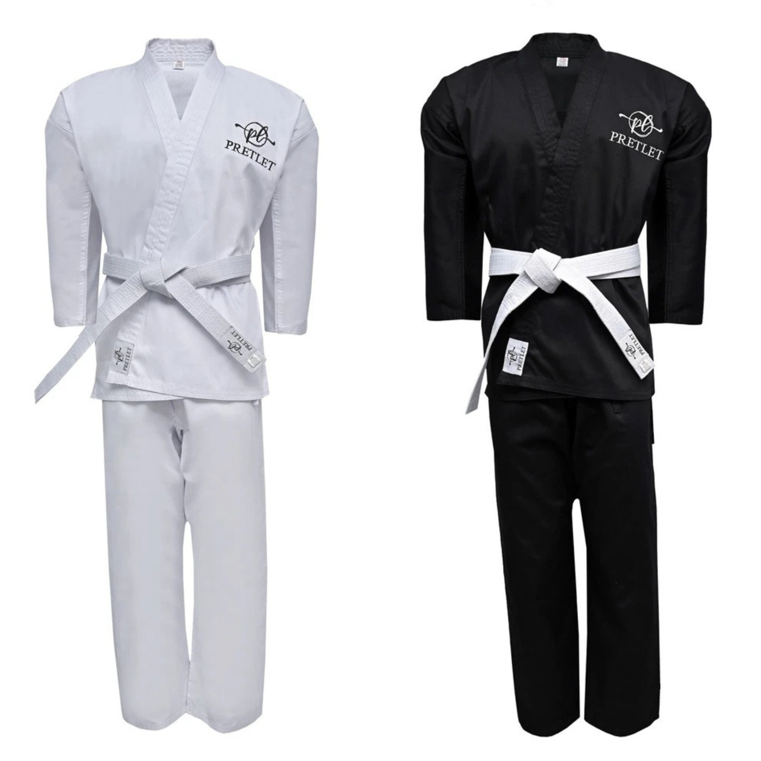 Karate Gi Uniform Lightweight Kids Adults Martial Arts Training Suit & Free Belt