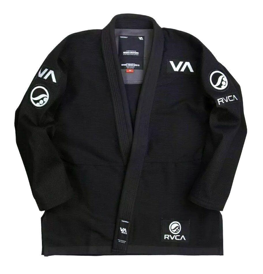 BJJ Shoyoroll Gi RVCA V2 Batch 60 BJJ kimono Black Uniform 450 GSM With Bag