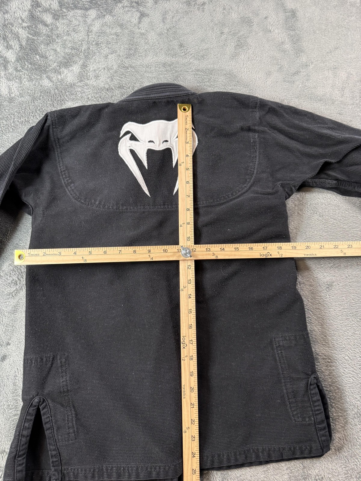 Venum Contender BJJ Gi Jacket Top A1 Small Black 100% Cotton Mens Jiu Jitsu
