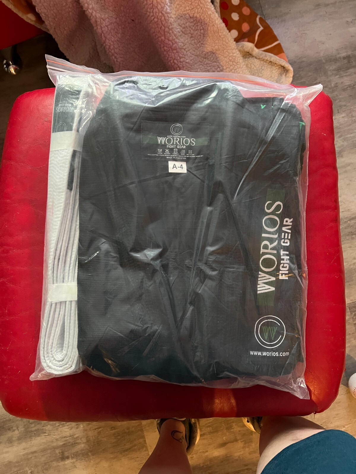 Brazilian Jiu Jitsu Gi Black Size A4: Worrios Fight Gear Belt Included (2) $50ea
