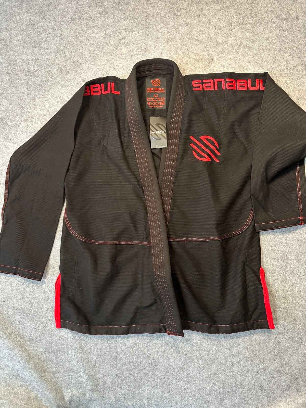 Sanabul Highlights Pro Competition Gi Mens A2 Black Brazilian Jiu Jitsu BJJ