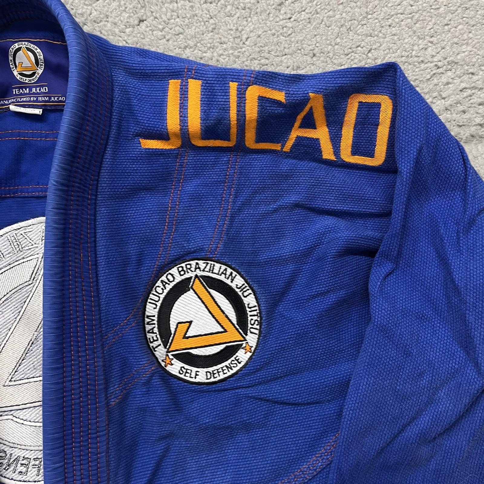 Team Jucao Gi Set Adult A4 Blue Jiu Jitsu Ripstop MMA Grappling *No Belt