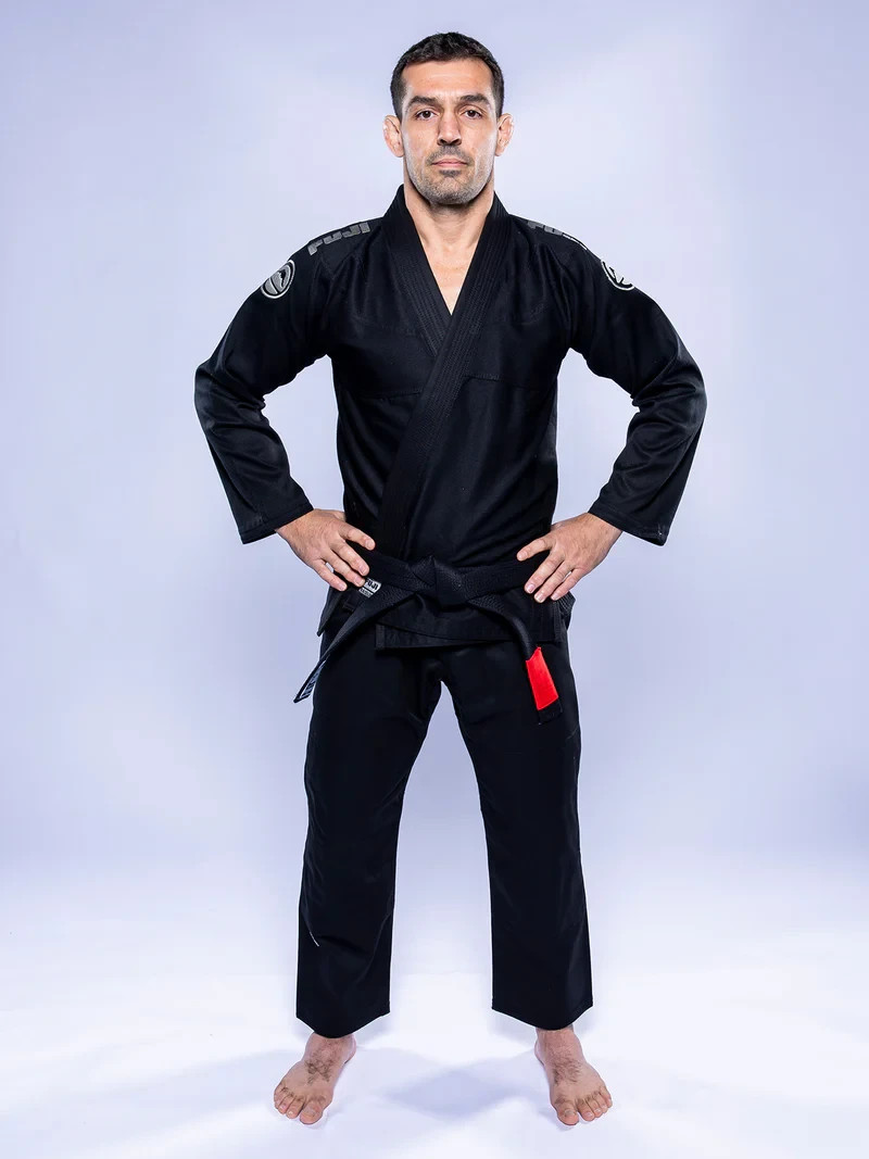 Fuji Sports Baseline 2.0 Mens Brazilian Jiu Jitsu Gi Jiu-Jitsu BJJ – Black A3H