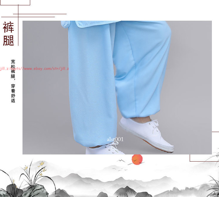 Kids Unisex Linen Kung Fu Tai Chi Uniform Martial Arts Suit Wushu Clothes Outfit