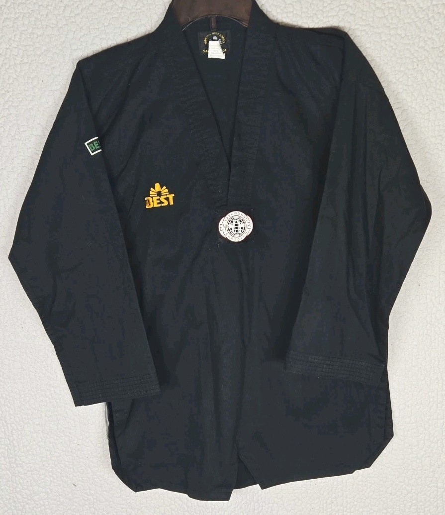 Best Martial Arts Supply Sang Moo Sa Tae Kwon Do Uniform Jacket Black Size 2