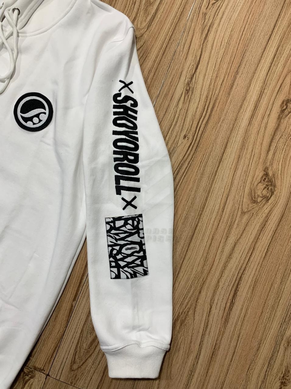 RVCA x Shoyoroll Defer Vaxsyr Hoodie White Batch 105 Absolute King Hoodie