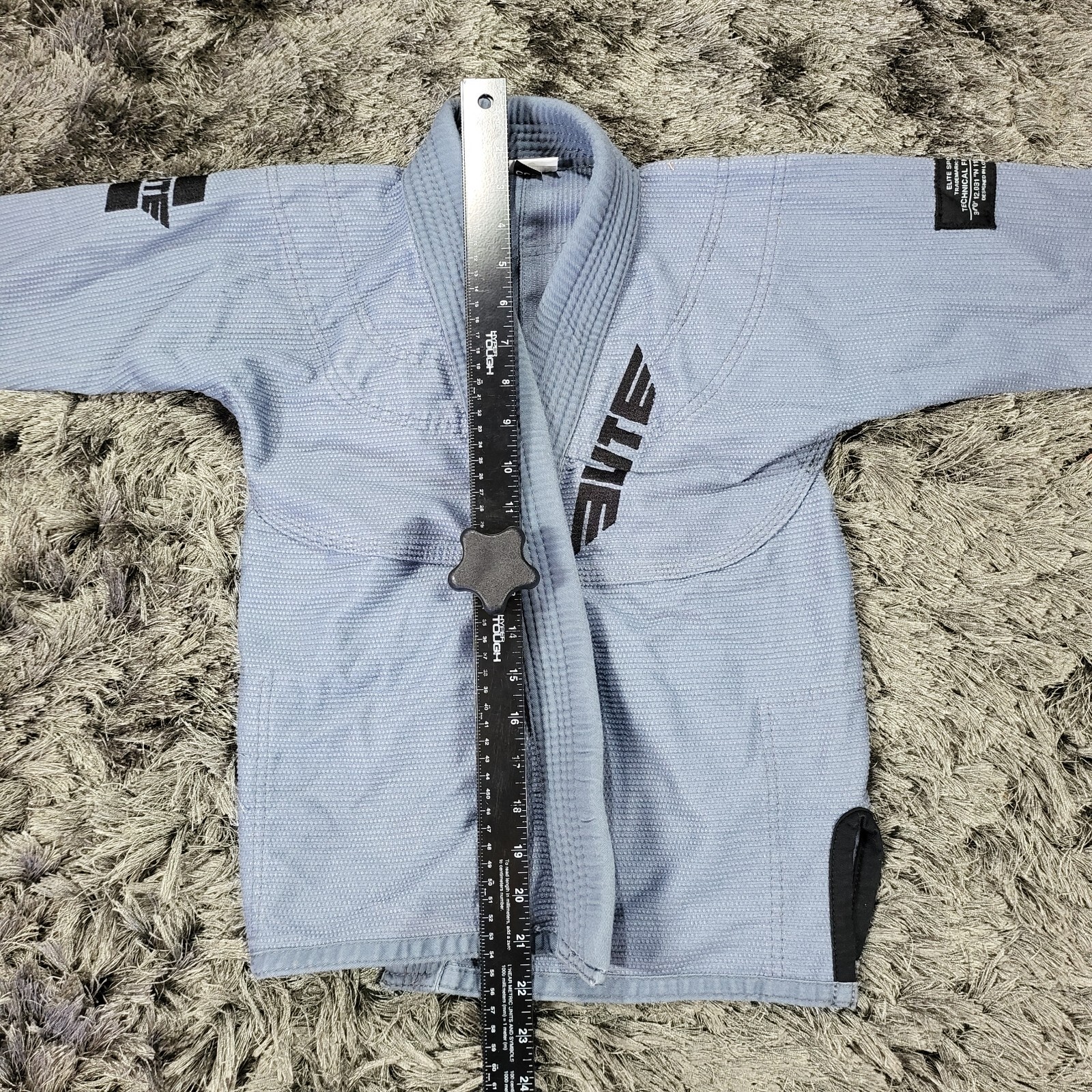 Elite Sports Gi Top Youth C00 Gray BJJ Brazilian Jiu Jitsu Martial Arts Uniform