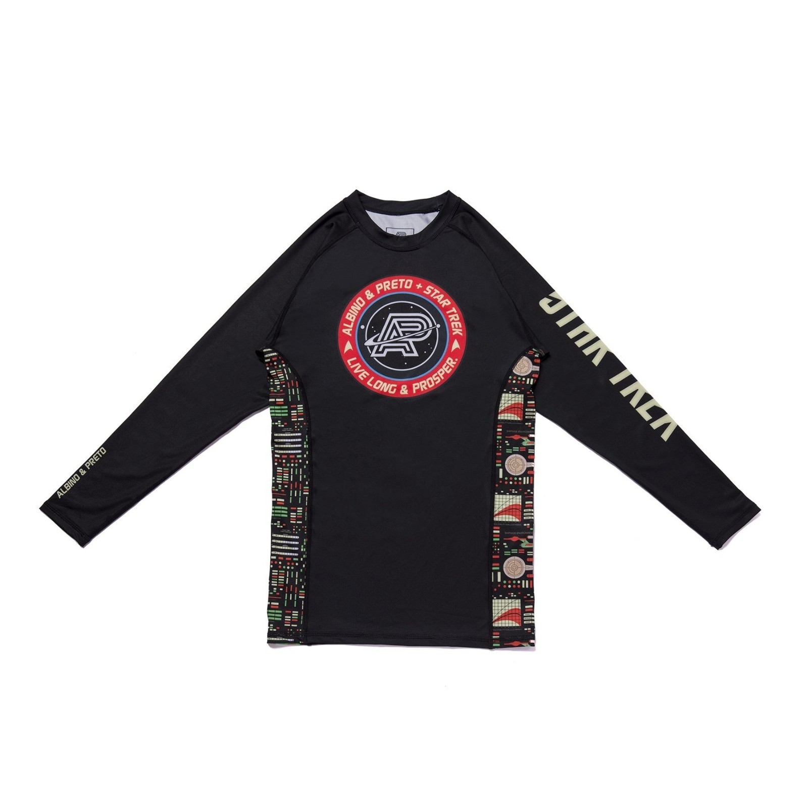 Albino and Preto Batch #100: Star Trek Rash Guard & Short (Set) No Gi Apparel