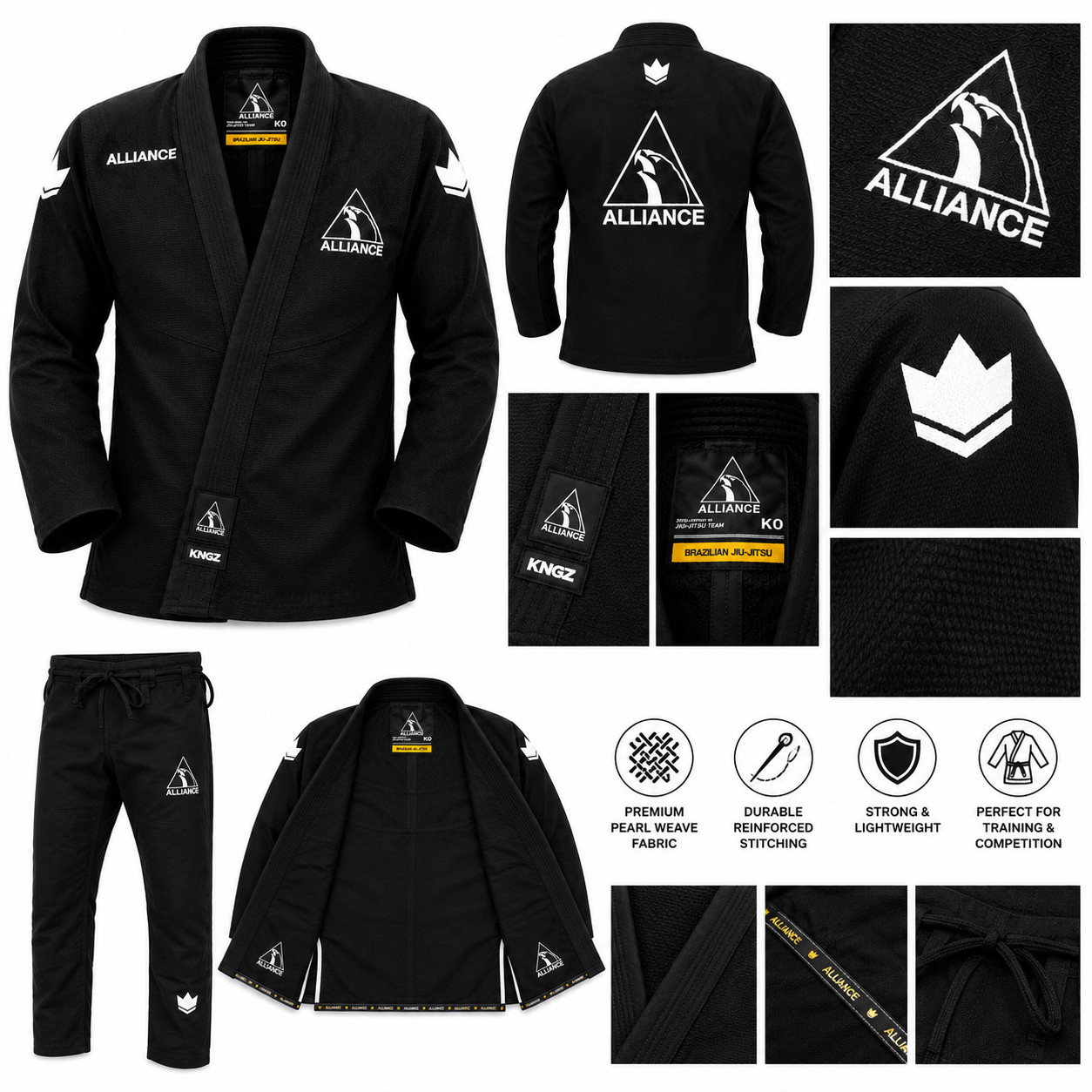 Alliance Pro Training BJJ Gi | Jiu-Jitsu Kimono 380 GSM Top Quality Gi