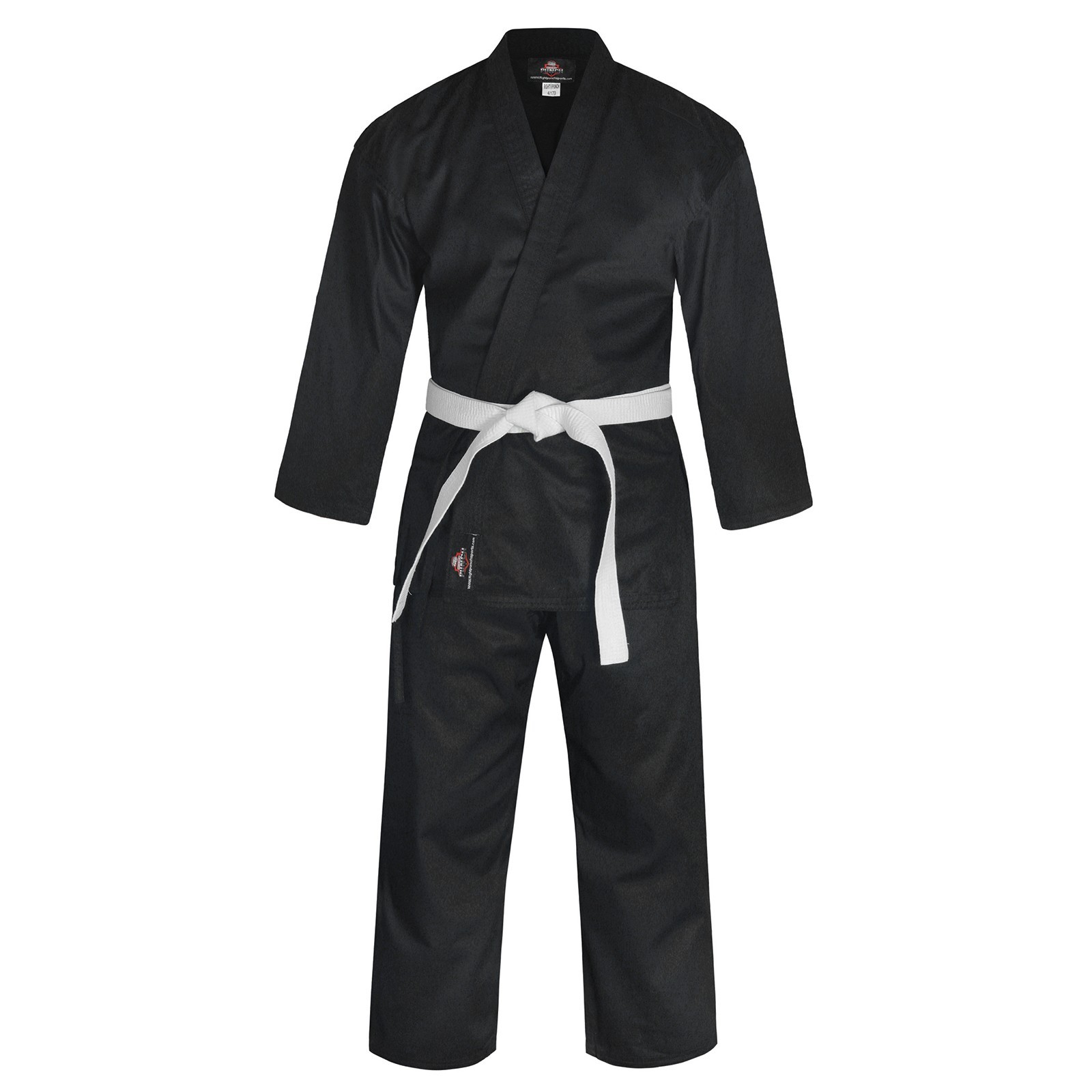 Karate Gi Uniform 8oz Cotton Martial Arts Suit White Belt Adult Training suit