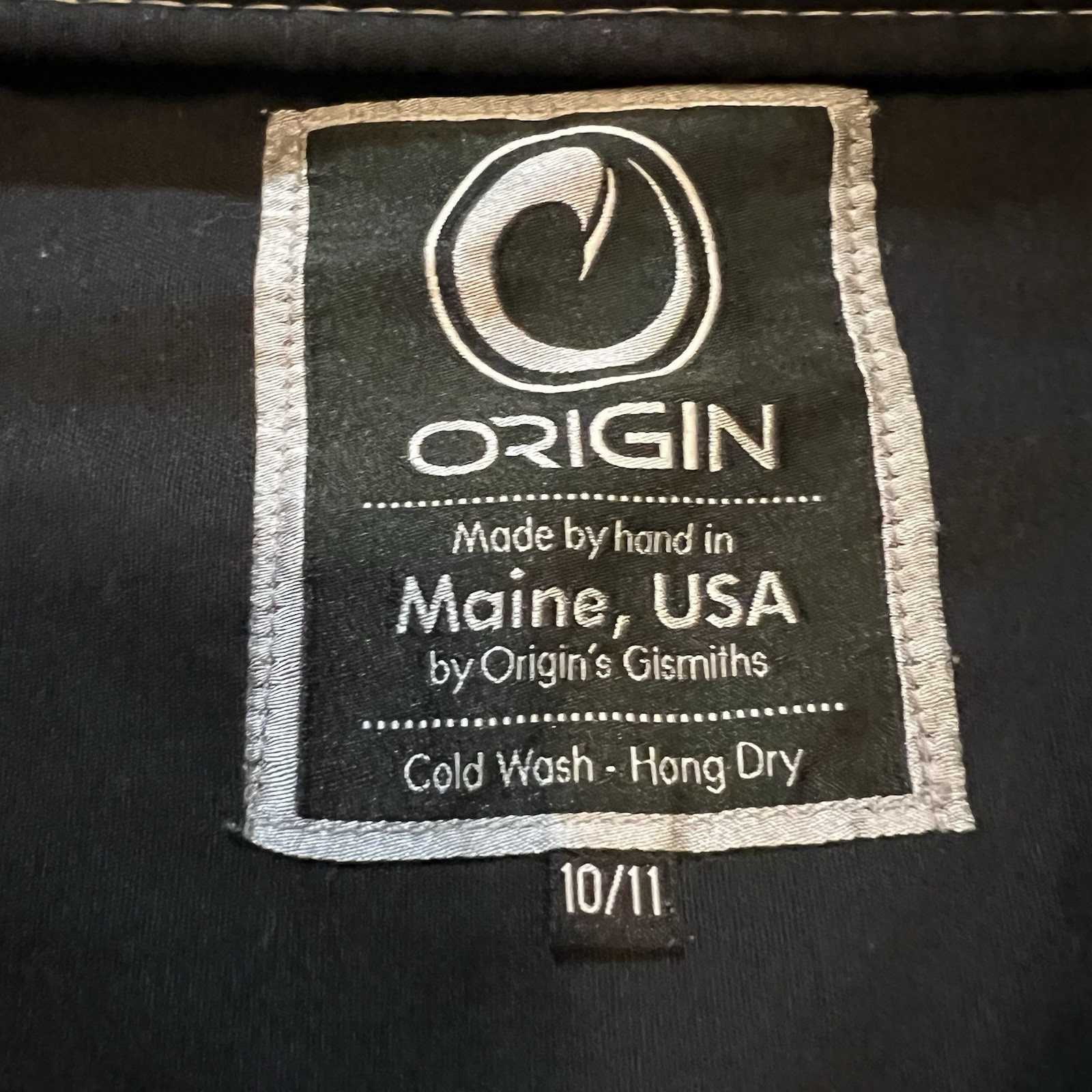 Origin Maine USA Brazilian Jiu Jitsu Woven Gi Jacket Size 10/11 Wrestle BJJ MMA