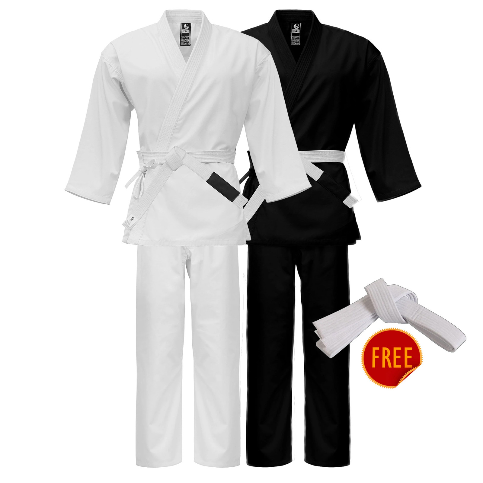 Karate Uniform – Light Weight Kids Adults Karate Gi – (Belt Included)