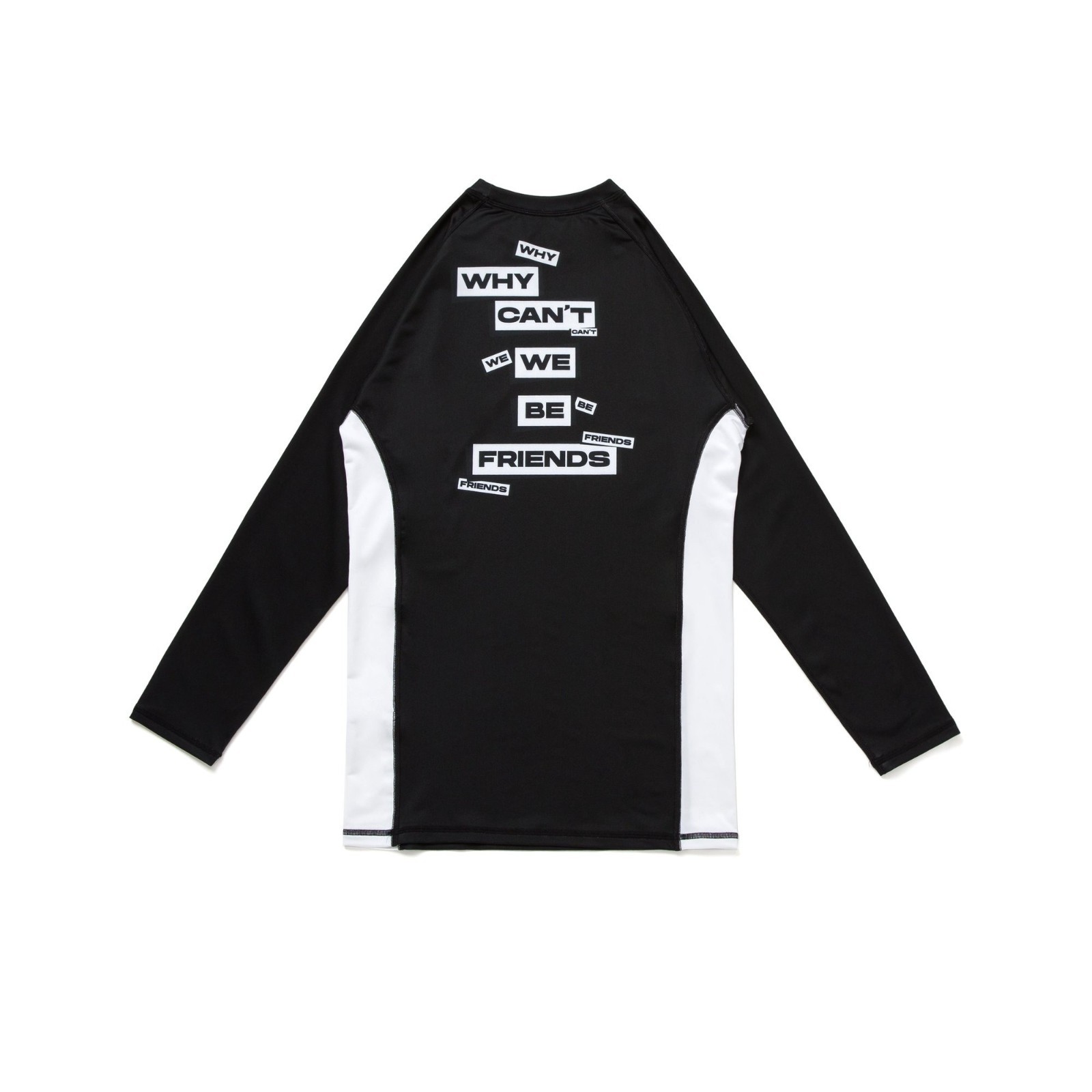 Albino and Preto x WAR Brand New Rash Guard LS & Shorts set No Gi Bjj (Black)