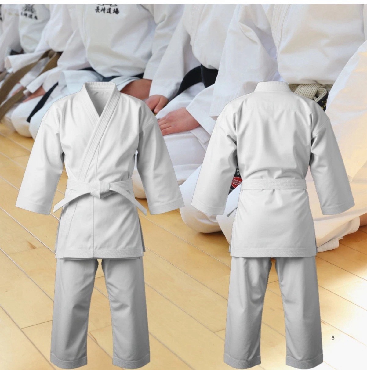 Hawk Karate Gi Martial Arts Uniform White Size 4 Fits 5’7”- 5’11” Full Suit, NEW