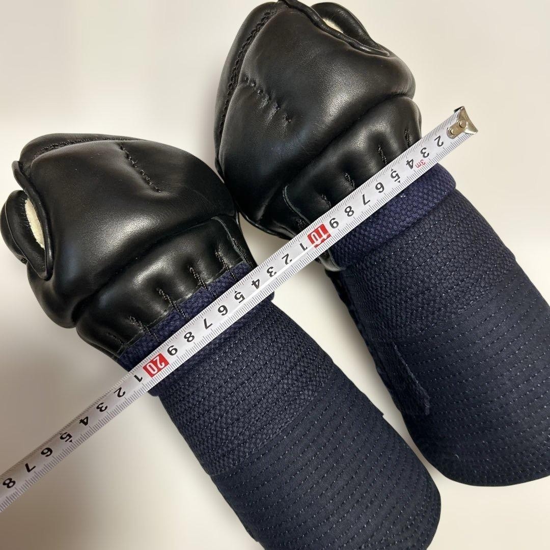 Japanese Kendo Kote Gauntlets Navy/Black 1 Pair Used #26072406