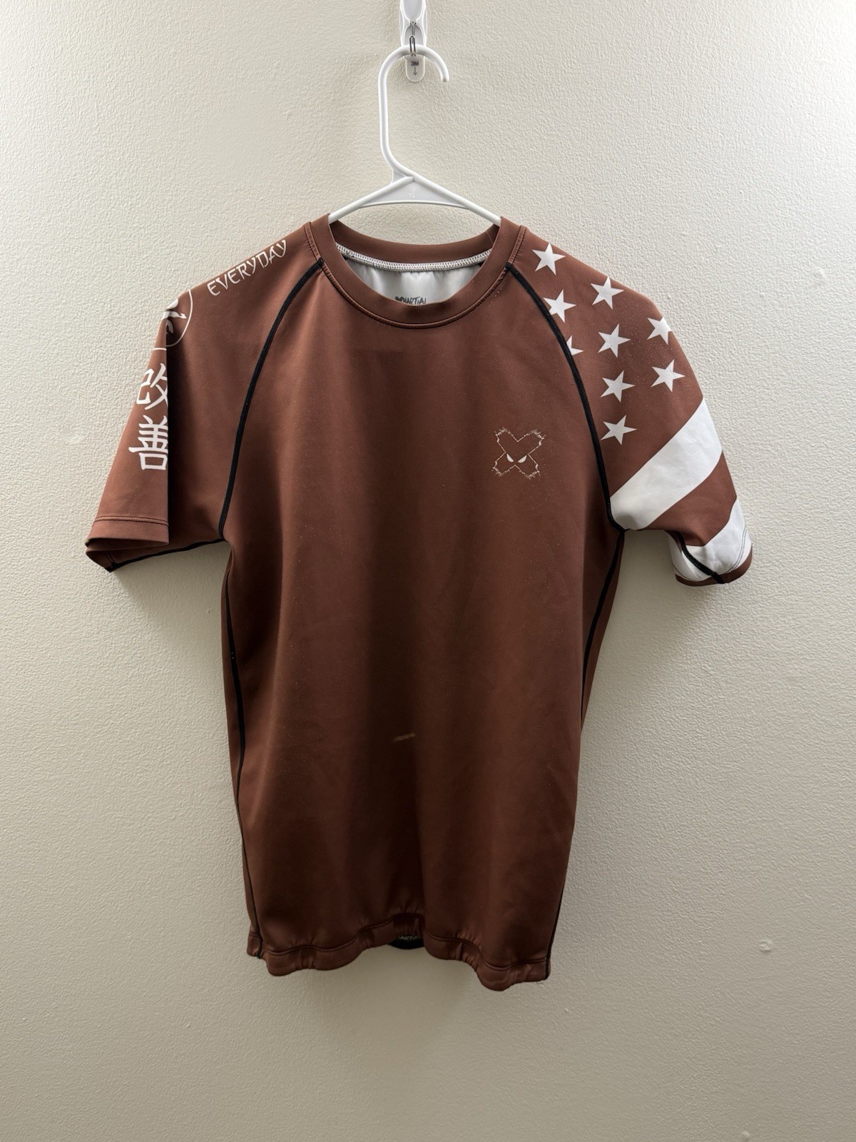 Jiu Jitsu Rashguard Ranked Brown Belt Bjj