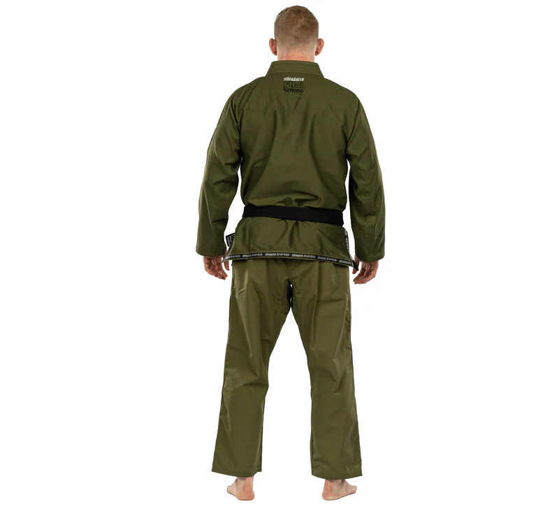 Fuji Suparaito Jiu Jitsu Gi Sz A2 BJJ Lightweight Green Khaki
